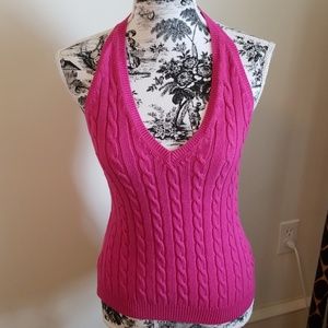 Michael Kors Fushia Halter Top